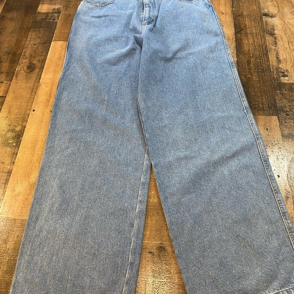 Russ Original Sport Co. Women’s Size 12  Classic Blue Denim Jeans Wide Leg - Picture 1 of 13